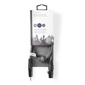 Audio kabl XLR ženski na 3.5mm muški - Balansirani - 1m - Img 3