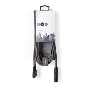 Balansirani Audio Kabl XLR (ženski) na 2x RCA (muški) - 3m - Img 3