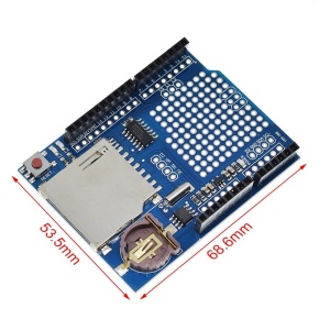 Data Logger Shield za Arduino UNO - SD Card Module i RTC DS1307 (HW-169) - Img 2