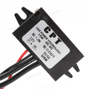DC-DC konvertor 12VDC na 5VDC 3A sa dva USB priključka - Img 6