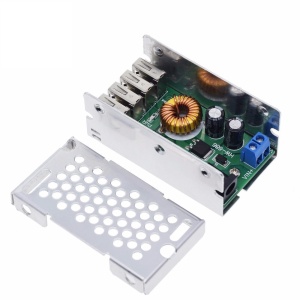 DC-DC Step-Down Buck Konvertor 9V-36V na 5V 5A - Auto Punjač i Naponski Modul sa 4 USB Porta - Img 5