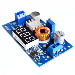 DC-DC Step-Down Regulator Napona XL4015 5A 75W sa Voltmetrom - Img 5