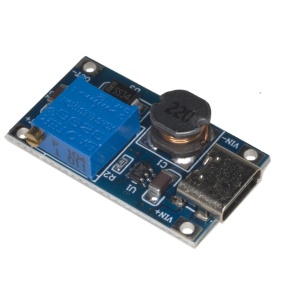 DC-DC step-up konvertor mini USB-C