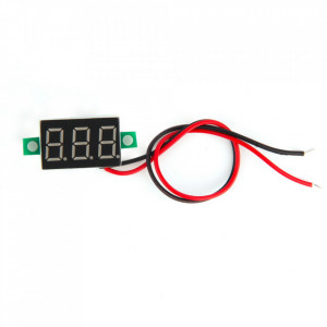 Digitalni mini ugradni voltmetar DC 4.5-30V - Plavi LED - Img 6