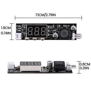 Digitalni PWM Regulator Brzine i Temperature 2-3 Wire Ventilatora 12V - sa LED displejom i NTC B3590 Sondom - Img 11