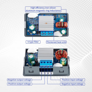 Digitalni Regulator Napona ZK-4KX DC-DC Buck Boost Pretvarač 0.5-30V 4A 35W - Img 6