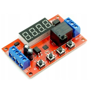 Digitalni Vremenski Relej Tajmer 12V - Programabilni Modul sa LED Displejom