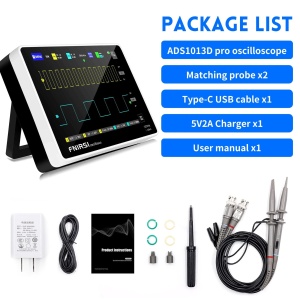FNIRSI 1013D Digitalni Tablet Osciloskop 100MHz 2 Kanala 7" Touchscreen