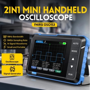 FNIRSI DSO153 Prenosivi 2-u-1 Digitalni Osciloskop i Generator Signala - Img 3