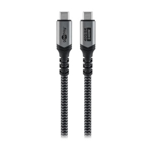 Goobay 2-in-1 USB-C na USB-C Kabl sa USB-A Adapterom 2m Brzi Punjač - Img 2
