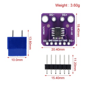 GY-471 MAX471 Senzor Struje i Napona 3A 36V za Arduino - Img 3