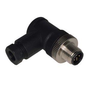 Industrijski M12 Konektor Muški 5-pinski pod uglom 90° PG7 4A/250V