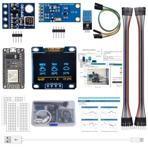 IoT Pametna Vremenska Stanica Kit Komplet - ESP8266 NodeMCU + OLED ekranom i senzorima - Img 2