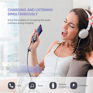 Kabl adapter USB C muški-3.5mm stereo ženski +USB C ženski - Img 4