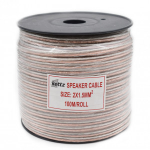 Kabl za zvučnike 2x1.5mm2 providni
