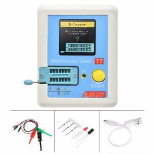 LCR-T7 Tester elektronskih komponenti – tranzistor, dioda, ESR metar sa TFT ekranom - Img 6