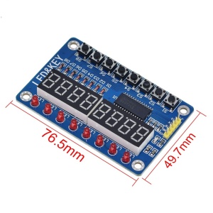 LED displej modul 8 cifara/8 tastera - Img 2