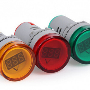 LED voltmetar 60-500VAC 22m žuti - Img 4
