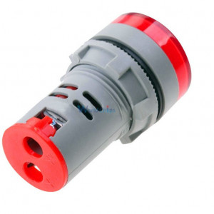 LED voltmetar 60-500VAC 22mm crveni - Img 6