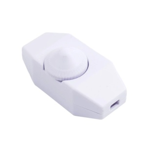 Međugajtanski dimer za lampu (regulator jačine svetla) – beli, 2A/150W