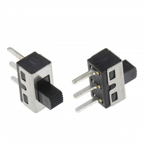 Minijaturni Klizni Prekidač SS12D10 ON-ON (3 pina) 3A 250V