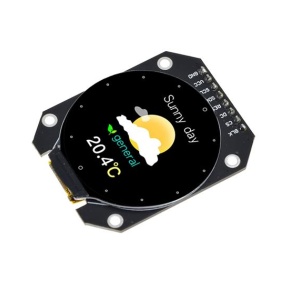Okrugli TFT IPS Displej 1.28" 240x240 GC9A01 SPI za Arduino / ESP32 - Img 4