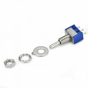 Preklopni Prekidač ON-OFF-ON 3 Pina MTS-103 SPDT 3A/250V - Toggle Switch - Img 2