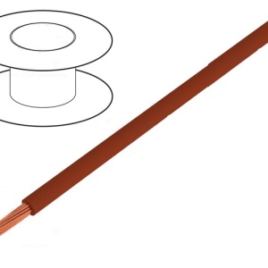 Provodnik H05V-K 0.50mm2 (PVC izolacija) braon