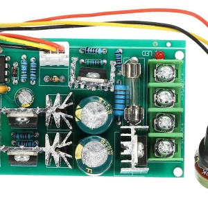 PWM Regulator Brzine DC Motora 10-60V 20A 1200W sa Potenciometrom - Img 3