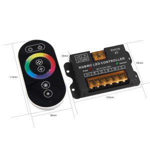 RGBW LED Kontroler sa Touch Daljinskim Upravljačem 5-24V 40A (480W/960W) - Img 3