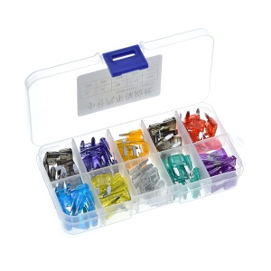 Set Mini Blade Auto Osigurača Standard 100 kom (2A - 35A) sa Kutijom - Img 2