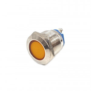 Signalna LED sijalica 19mm 230VAC žuta - Img 1