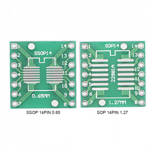SMD na DIP Adapter Pločica SOP14 / SSOP14 (1.27mm / 0.65mm)
