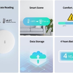 SONOFF SNZB-02P Zigbee Pametni Senzor Temperature i Vlažnosti Vazduha - Img 3