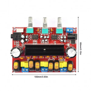 Stereo audio pojačalo 2x50W+100W XH-M139 - Img 4
