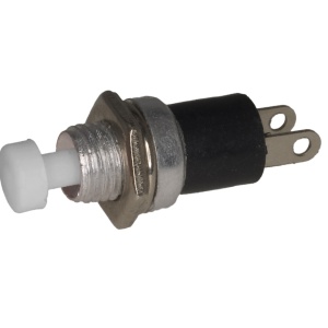 Taster za montažu na šasiju 0.5A 250V 7mm beli