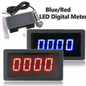 Ugradni tahometar sa LED displejom plavi - Img 4
