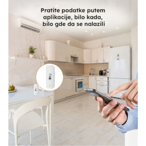 Wi-Fi smart termometar i higrometar -20° do +60°C - Img 3