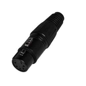 XLR F 5P za kabl crni