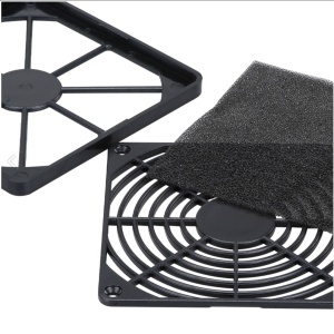 Zaštitna mreža za ventilatore 80mm plastična sa filterom - Img 2