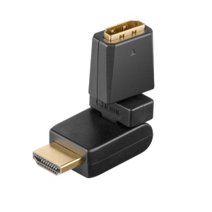 Zglobni HDMI Adapter 360° Rotirajući - Muški na Ženski (4K)