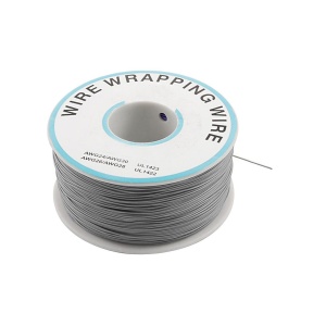 Žica za šemiranje (Wire-Wrapping) AWG30 – Kalajisani bakar, Siva, (Pakovanje 250m)