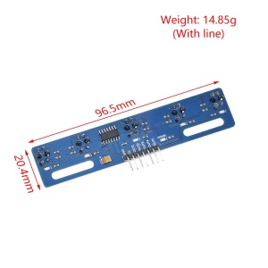 5-Kanalni Infracrveni Senzor za Praćenje Linije TCRT5000 (Line Follower) - za Arduino i Pametna Vozila - Img 6