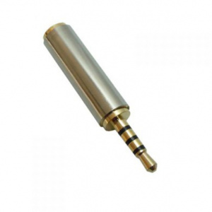 Adapter 2.5mm 4-pol M-3.5mm 4-pol F profi