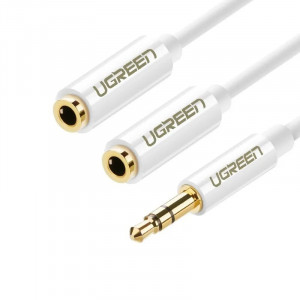 Adapter 3.5mm stereo muški-2x3.5mm stereo ženski
