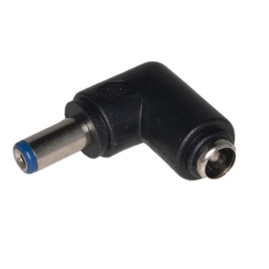 Adapter DC napojni 2.1/5.5mm F-2.1/5.5mm M ugaoni