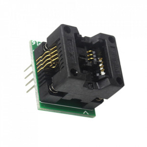 Adapter SOIC8 / SOP8 na DIP8 150mil – ZIF podnožje za programiranje - Img 3