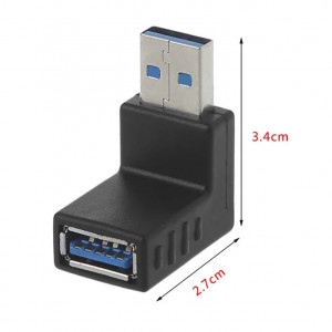 Adapter USB3.0 A M-USB3.0 A F ugaoni 270 - Img 2