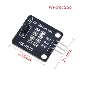 Arduino IC Infracrveni IR Predajnik i Prijemnik Set Modula 38KHz (HX-M121 / HX-53) - Img 3