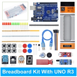 Arduino UNO R3 Edukativni Starter Kit - Početni Set sa Senzorima i Breadboard-om